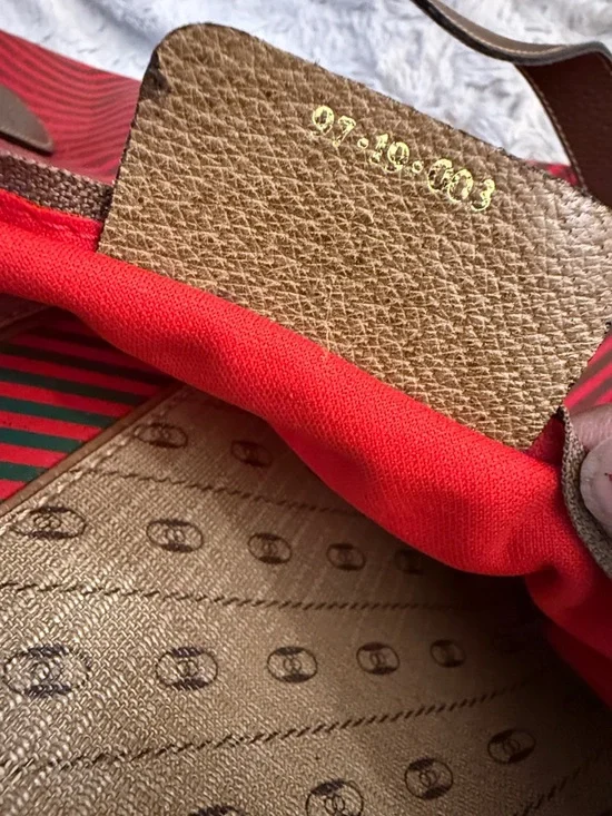 Gucci Authentic Original 70’s 6 Piece Boston Collection Tan and Red - Picture 13 of 17